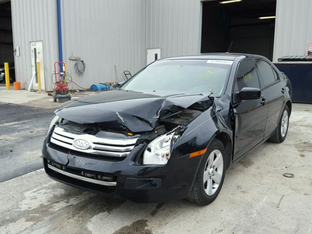 3FAHP07Z98R210018 - 2008 FORD FUSION SE BLACK photo 2