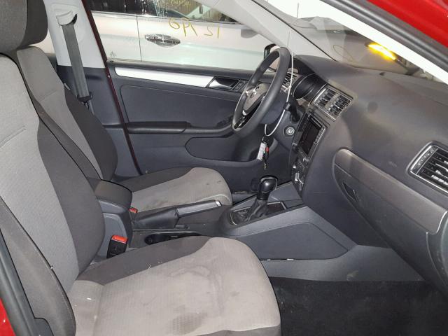 3VW2B7AJ9HM314030 - 2017 VOLKSWAGEN JETTA S 红色 照片 5