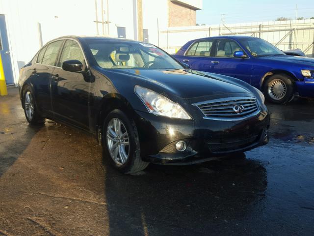 JN1CV6AR0AM254318 - 2010 INFINITI G37 BLACK photo 1