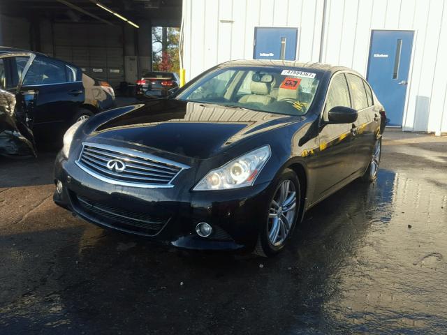 JN1CV6AR0AM254318 - 2010 INFINITI G37 BLACK photo 2