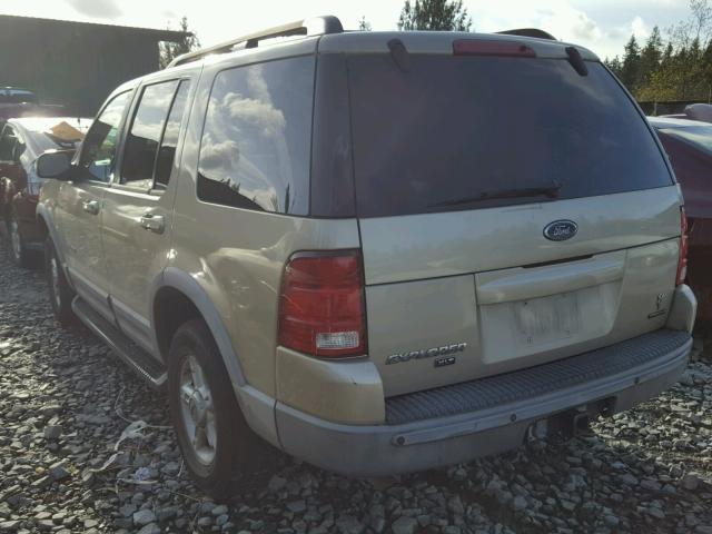 1FMDU73W12ZC34785 - 2002 FORD EXPLORER X GOLD photo 3