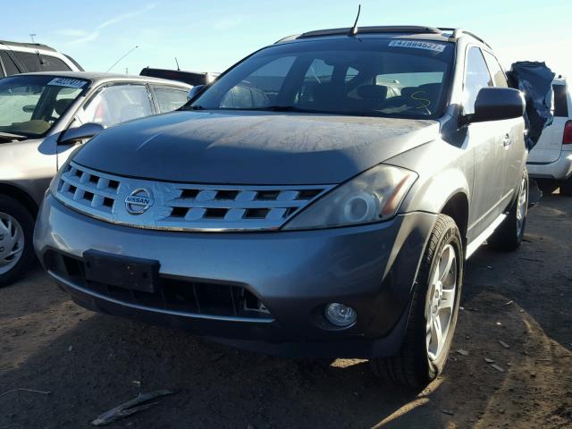 JN8AZ08T35W308958 - 2005 NISSAN MURANO SL CHARCOAL photo 2