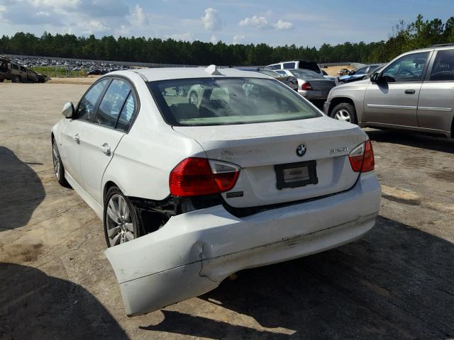 WBAVB17566NK36071 - 2006 BMW 325 I AUTO WHITE photo 3