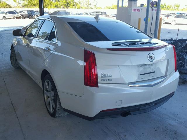 1G6AA5RAXE0105231 - 2014 CADILLAC ATS WHITE photo 3