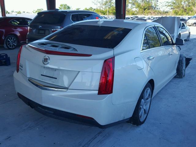 1G6AA5RAXE0105231 - 2014 CADILLAC ATS WHITE photo 4