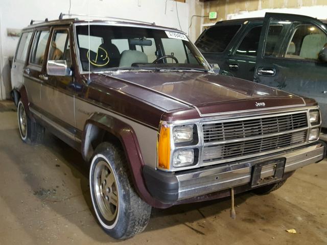 1JCMR7514HT176513 - 1987 JEEP WAGONEER BROWN photo 1