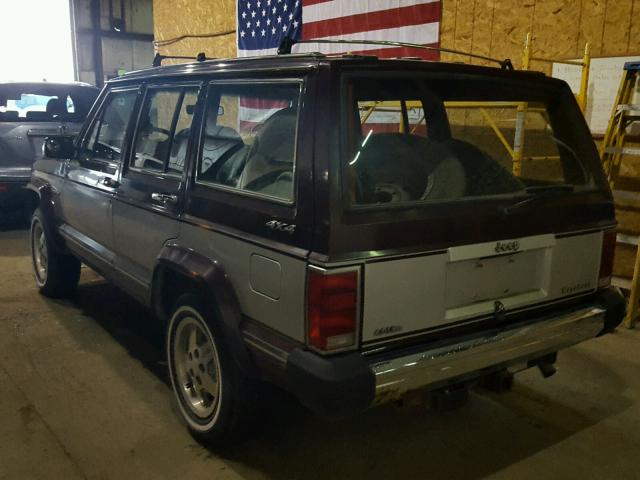 1JCMR7514HT176513 - 1987 JEEP WAGONEER BROWN photo 3