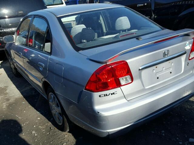 2HGES26703H544810 - 2003 HONDA CIVIC EX GRAY photo 3