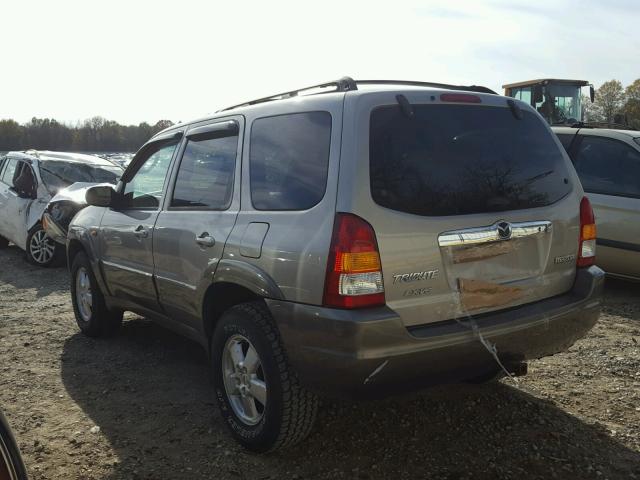 4F2CU08141KM28058 - 2001 MAZDA TRIBUTE LX GOLD photo 3