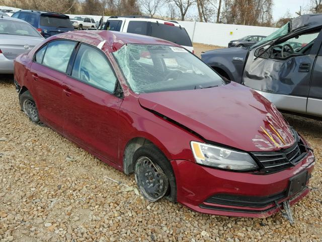 3VW267AJ9GM266225 - 2016 VOLKSWAGEN JETTA S RED photo 1