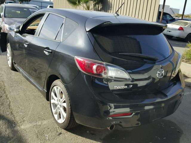 JM1BL1H64A1163227 - 2010 MAZDA 3 S BLACK photo 3