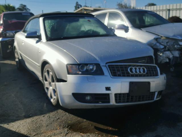 WUARL48H35K900602 - 2005 AUDI S4 QUATTRO SILVER photo 1