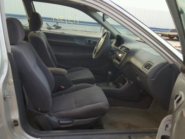 1HGEJ824XXL097378 - 1999 HONDA CIVIC EX SILVER photo 5