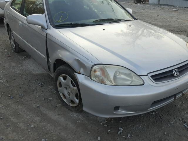 1HGEJ824XXL097378 - 1999 HONDA CIVIC EX SILVER photo 9