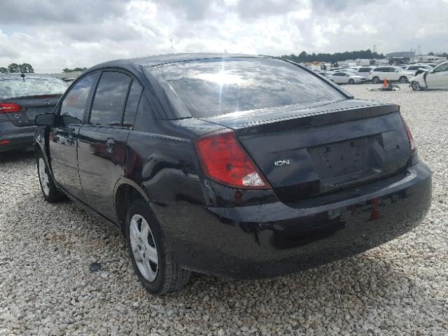 1G8AJ55F87Z113271 - 2007 SATURN ION LEVEL BLACK photo 3