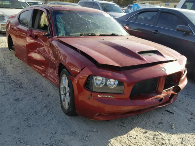 2B3LA73W26H513002 - 2006 DODGE CHARGER SR RED photo 1