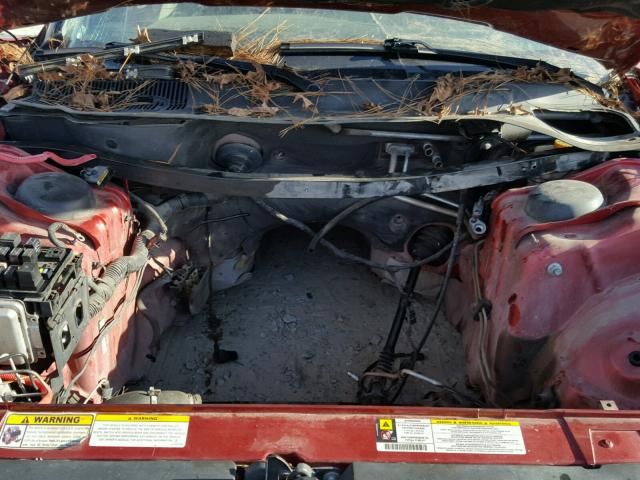 2B3LA73W26H513002 - 2006 DODGE CHARGER SR RED photo 7