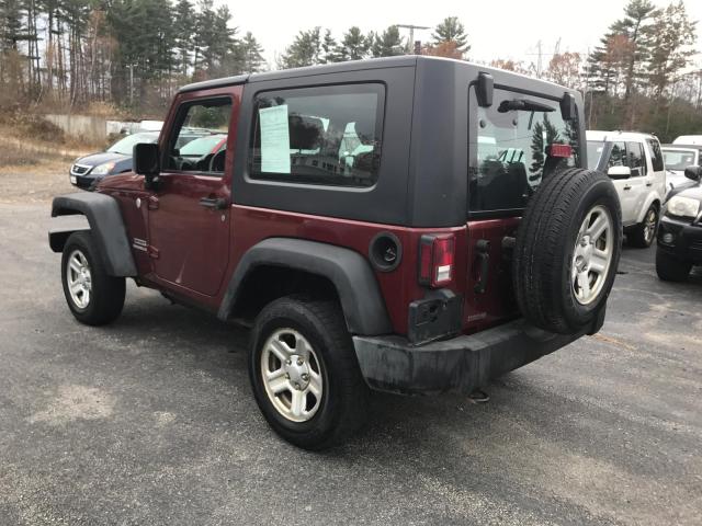 1J4AA2D1XAL112721 - 2010 JEEP WRANGLER S BURGUNDY photo 3