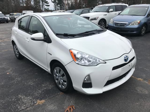 JTDKDTB36D1542290 - 2013 TOYOTA PRIUS C WHITE photo 1