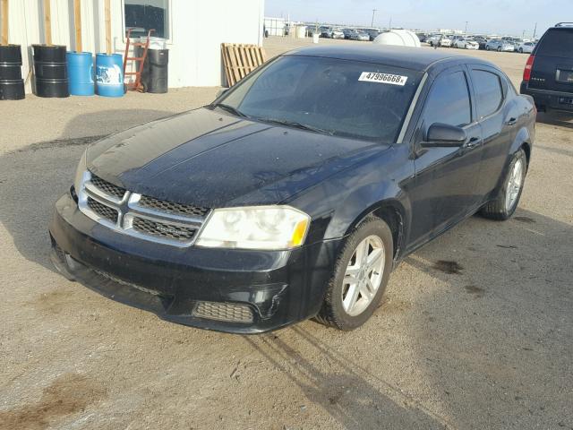 1B3BD1FB8BN544023 - 2011 DODGE AVENGER MA BLACK photo 2