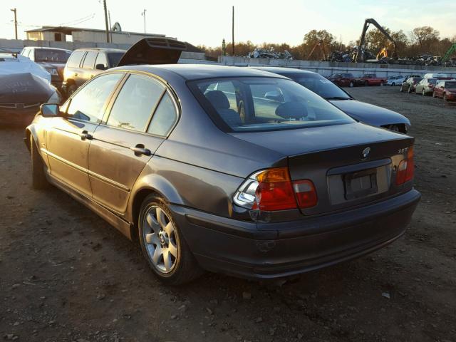 WBAAV33471EE78748 - 2001 BMW 325 I GRAY photo 3