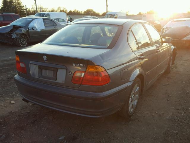 WBAAV33471EE78748 - 2001 BMW 325 I GRAY photo 4