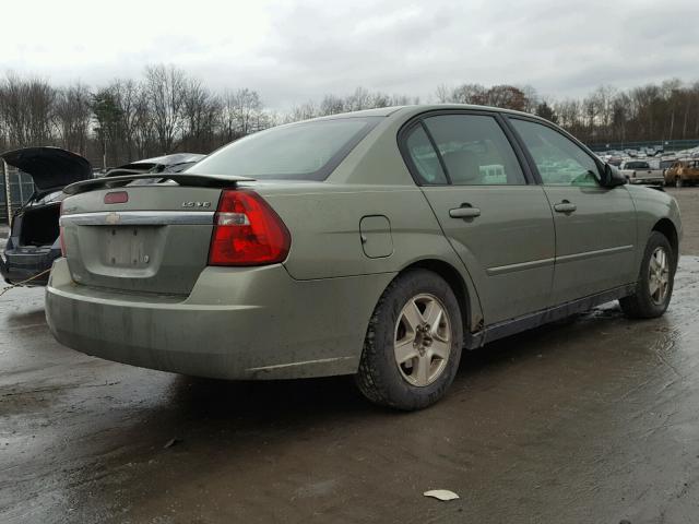 1G1ZT54815F137070 - 2005 CHEVROLET MALIBU LS GREEN photo 4