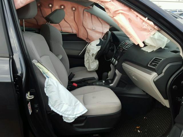 JF2SJAEC4JH409055 - 2018 SUBARU FORESTER 2 BLACK photo 5