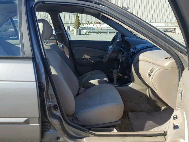 3N1CB51DX4L900406 - 2004 NISSAN SENTRA 1.8 GRAY photo 5