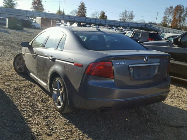 19UUA66216A057936 - 2006 ACURA 3.2TL GRAY photo 3