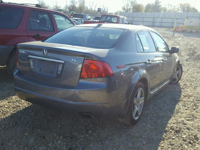 19UUA66216A057936 - 2006 ACURA 3.2TL GRAY photo 4