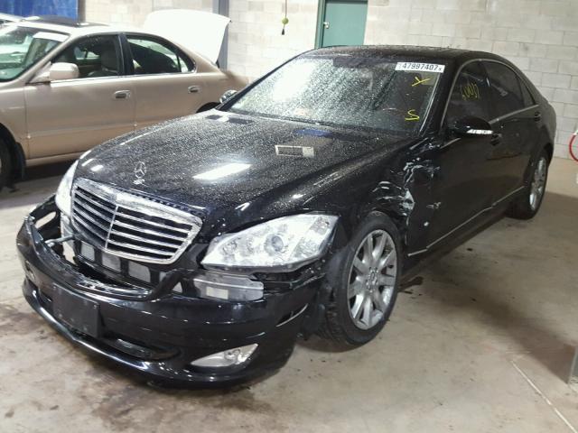 WDDNG86X47A112864 - 2007 MERCEDES-BENZ S 550 4MAT BLACK photo 2