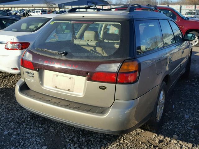 4S3BH806547637399 - 2004 SUBARU LEGACY OUT GOLD photo 4