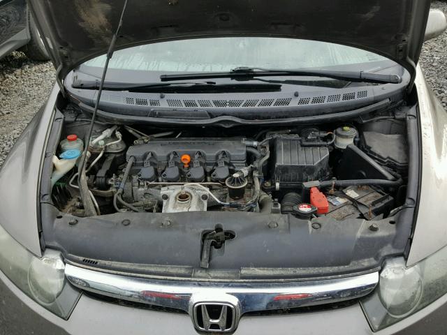 2HGFA16978H321335 - 2008 HONDA CIVIC EXL GRAY photo 7