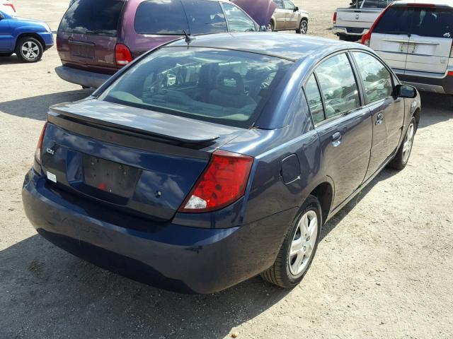 1G8AJ55F57Z158541 - 2007 SATURN ION LEVEL BLUE photo 4