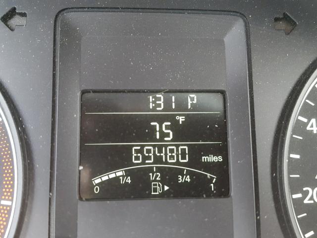 3VW2K7AJ4CM370580 - 2012 VOLKSWAGEN JETTA BASE SILVER photo 8