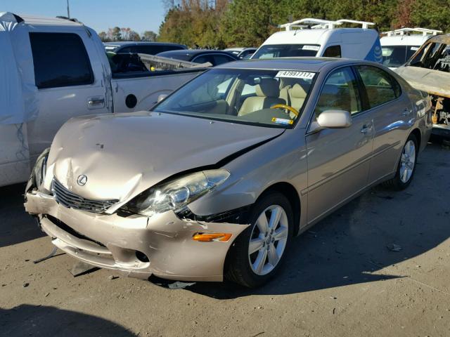 JTHBA30G955057732 - 2005 LEXUS ES 330 GOLD photo 2