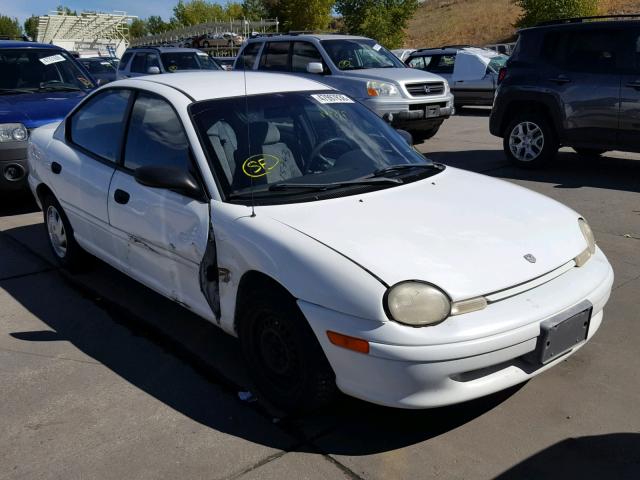 3B3ES47C6XT203402 - 1999 DODGE NEON HIGHL WHITE photo 1