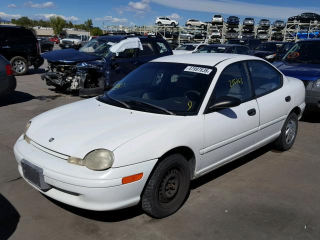 3B3ES47C6XT203402 - 1999 DODGE NEON HIGHL WHITE photo 2