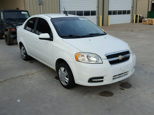 KL1TD5DE4BB245063 - 2011 CHEVROLET AVEO LS WHITE photo 1