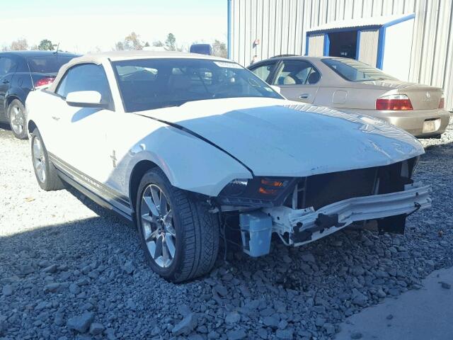 1ZVBP8EN3A5153948 - 2010 FORD MUSTANG WHITE photo 1