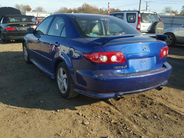 1YVFP80D835M21487 - 2003 MAZDA 6 S BLUE photo 3