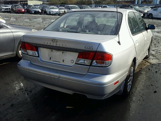 JNKCP11A32T507383 - 2002 INFINITI G20 SILVER photo 4