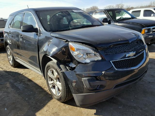 2GNALBEK6D6345183 - 2013 CHEVROLET EQUINOX LS BLACK photo 1