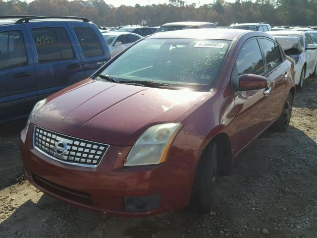 3N1AB61E07L682101 - 2007 NISSAN SENTRA 2.0 BURGUNDY photo 2