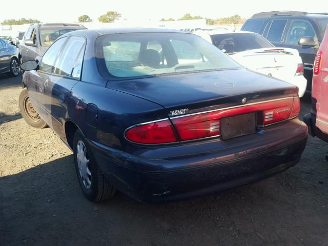 2G4WS52J131154437 - 2003 BUICK CENTURY CU BLUE photo 3