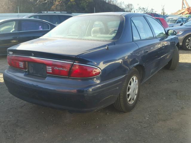 2G4WS52J131154437 - 2003 BUICK CENTURY CU BLUE photo 4