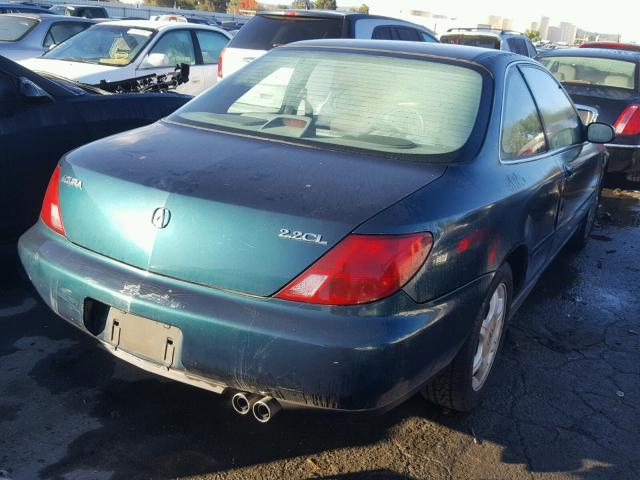 19UYA1257VL014709 - 1997 ACURA 2.2CL GREEN photo 4