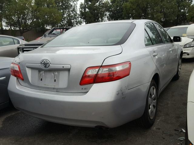 4T4BE46K09R062497 - 2009 TOYOTA CAMRY BASE SILVER photo 4