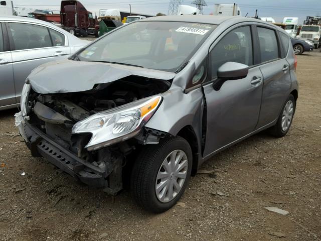 3N1CE2CP8FL360120 - 2015 NISSAN VERSA NOTE GRAY photo 2